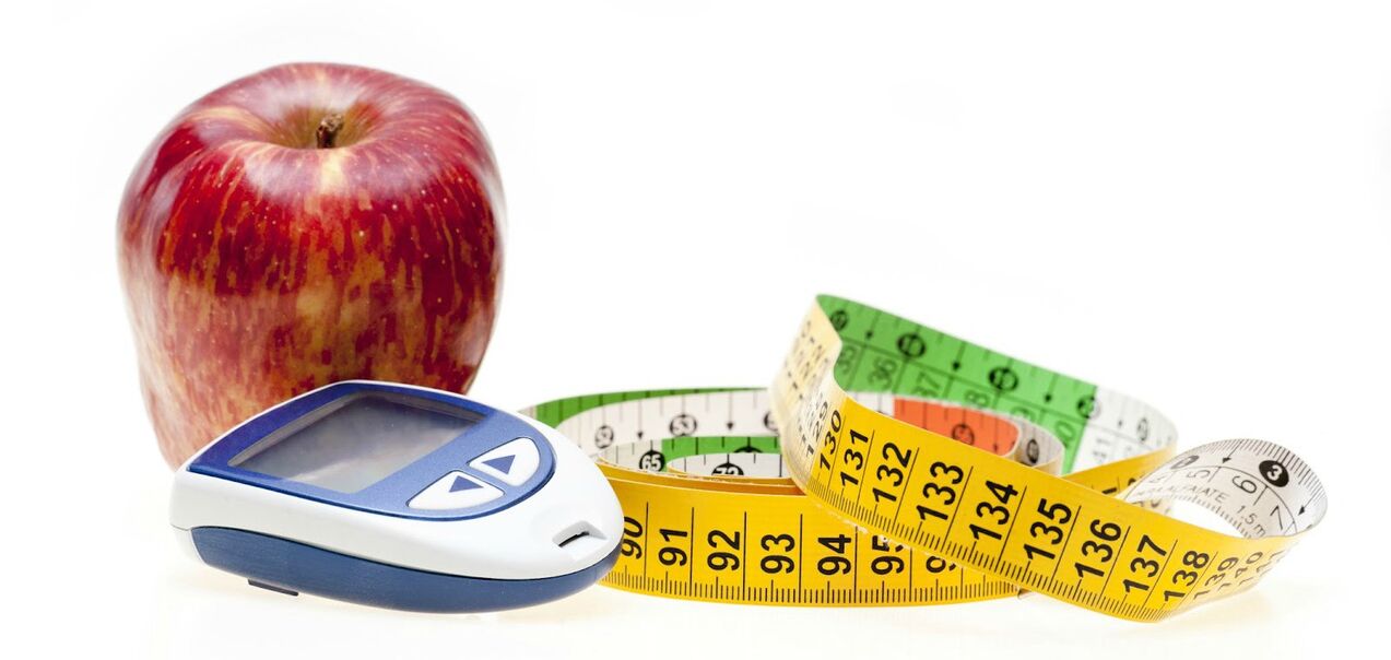 Die Ernährung sollte das optimale Körpergewicht bei Diabetikern unterstützen
